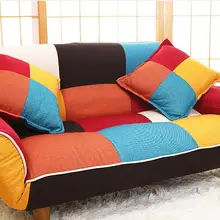 Home-Furniture Sofa Couch Fabric Loveseat Bedroom Living-Room Adjustable Colorful Line