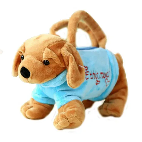 Plush Toys stuffed animal doggie bag Shape children handbags girls Handbag Gift for Children
