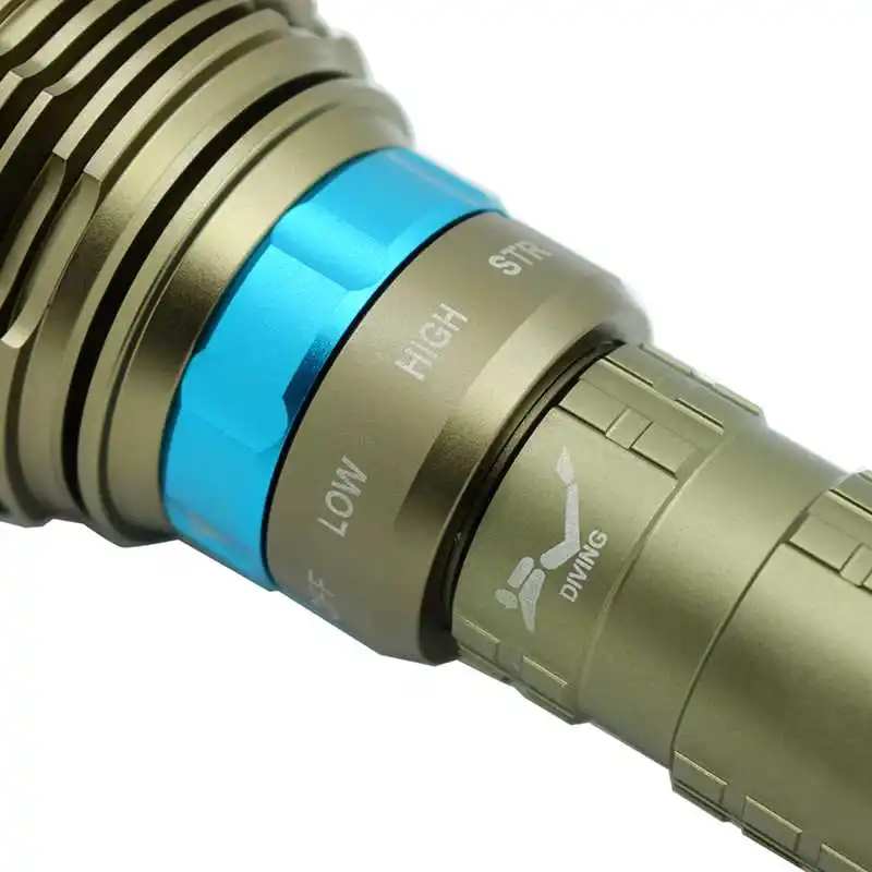 Мощный светодиодный фонарь 15000 люмен, фонарь для дайвинга, видео XM-L2, светодиодный фонарь для дайвинга, водонепроницаемый фонарь L2 18650