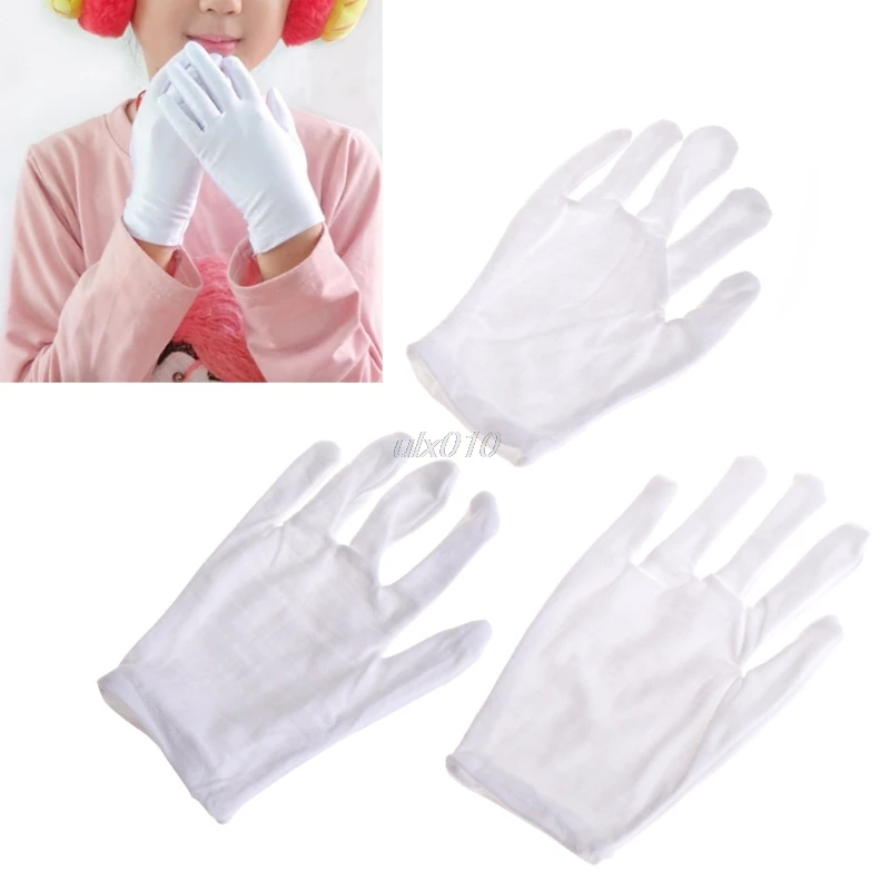 

Kids Fun Express White Etiquette Polyester Child Size Performance Costume Gloves S09 Drop ship
