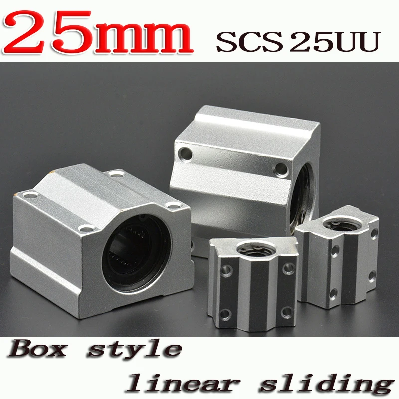 2pcs/lot SC25UU SCS25UU 25mm Linear Ball Bearing Linear Motion Bearing Slide For CNC Free Shipping цена 2pcs/lot SC25UU SCS25UU 25mm Linear Ball Bearing Linear Motion Bearing Slide For CNC Free Shipping цены онлайн