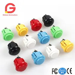 12X Sanwa оригинальный obsf-24 Кнопка 24 мм Аркады Пуговицы для JAMMA MAME PS3 Xbox 360 (Mad Catz sf4 турнир джойстик)