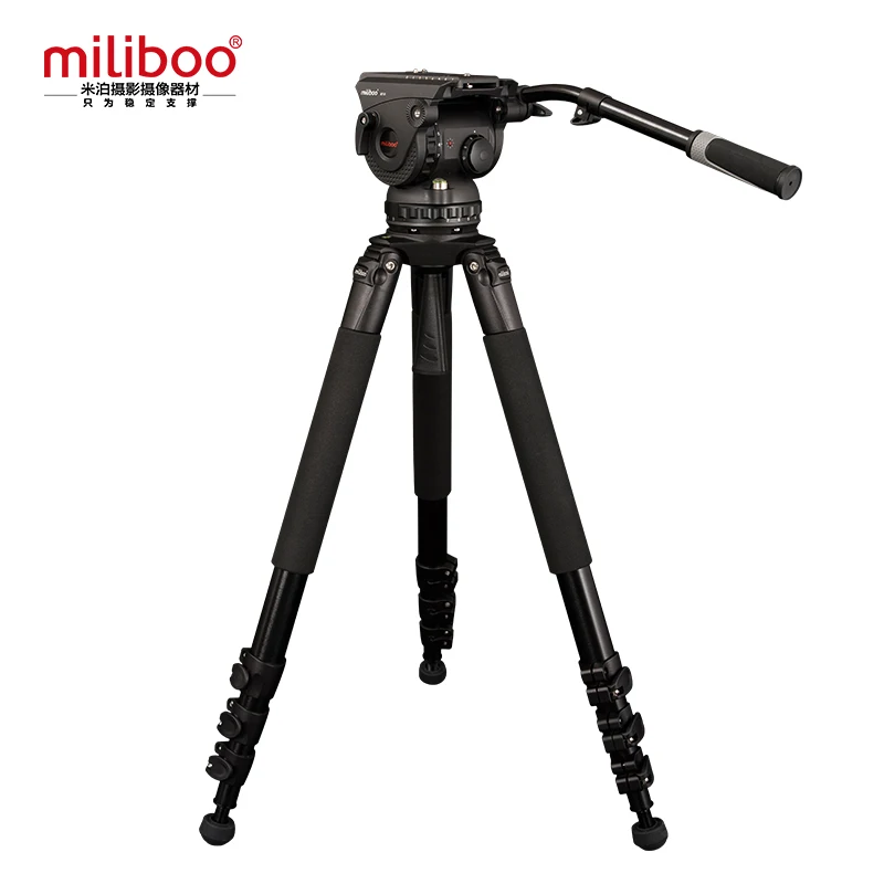 Miliboo M18L Профессиональный вещательный видео штатив с подвижной головкой нагрузка