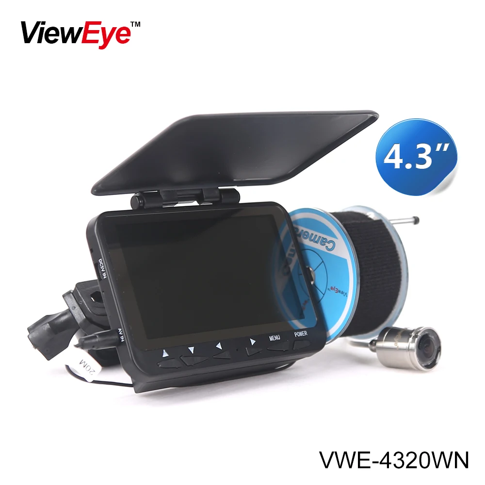 ViewEye оригинальный 20M 1000TVL рыболокатор подводная рыболовная видеокамера монитор