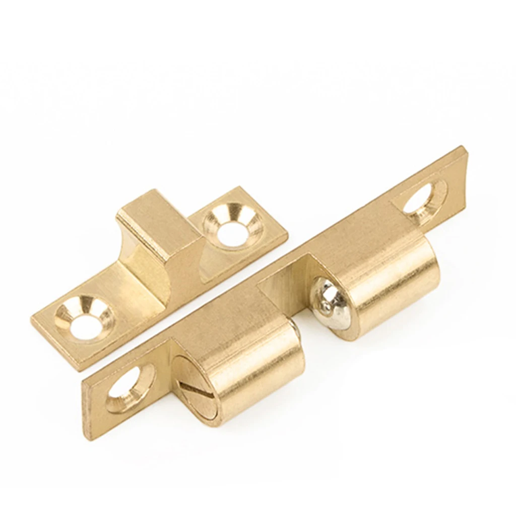 Copper Powerful Floor-mounted Magnetic Casting Brass Door Stopper Catch Cabinet Bookcase Guard Safety Protector