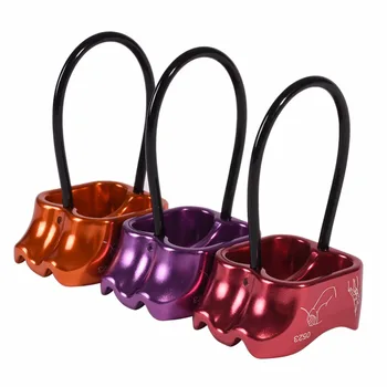 

1pcs 8-11 mm carbine Descender Rappelling Rock Climbing Belay Rescue Device for Rope mountaineering outdoor rock climbing