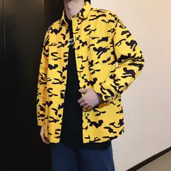 Весенняя новая камуфляжная куртка Мужская модная тонкая секция Повседневная Военная ветрозащитная куртка мужская уличная хип-хоп
