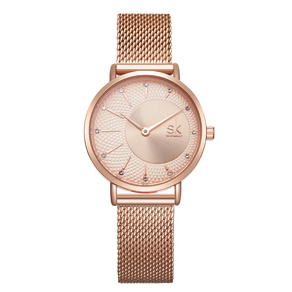 

Luxury Brand Top Watch Women Size Fashion Valentine's Day gifts Rose Gold Stainless Steel Diamond Lady Watches Female Wristwatch