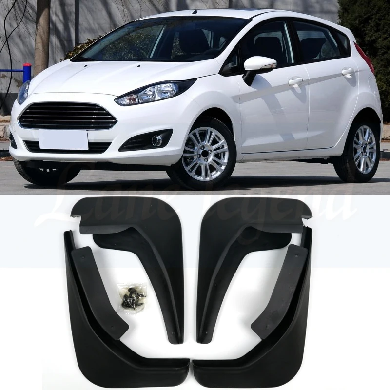 

Molded Mud Flaps For Ford Fiesta Mk7 2009 - 2017 Mudflaps Splash Guards Mudguards 2010 2011 2012 2013 2014 2015 2016 Accessories