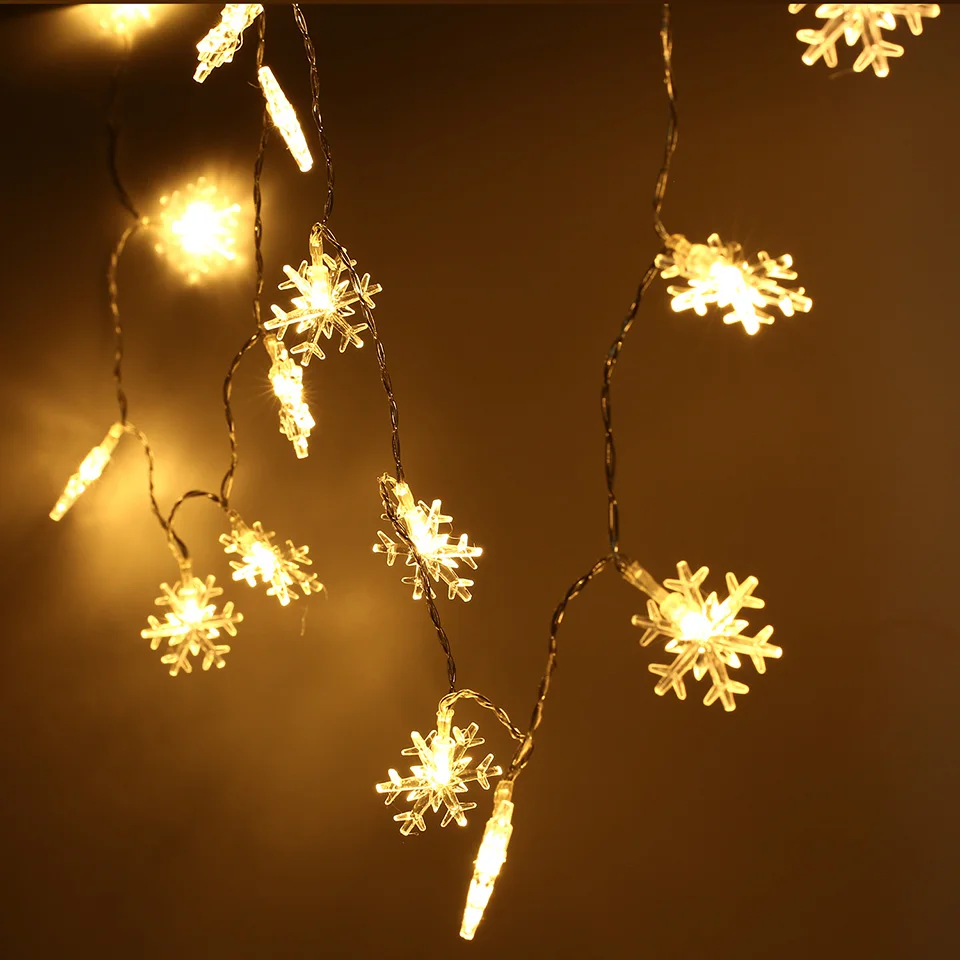 5m christmas lights outdoor indoor snowflake string led 5m christmas lights outdoor indoor snowflake string led