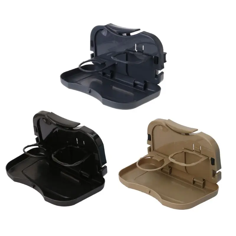 

Car Accessories 1pcs Foldable Car Seat Back Drink Holder ABS Bottle Cup Tray Holders Stand Desk Folding Dining Table for Travel