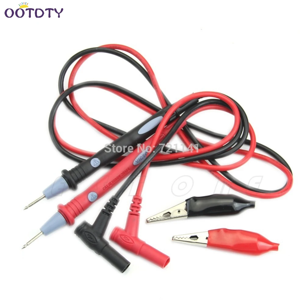 Clamp Multi Meter Multimeter Probe Test Lead + Alligator Clips 20A 1000V ThZin Multimeters from