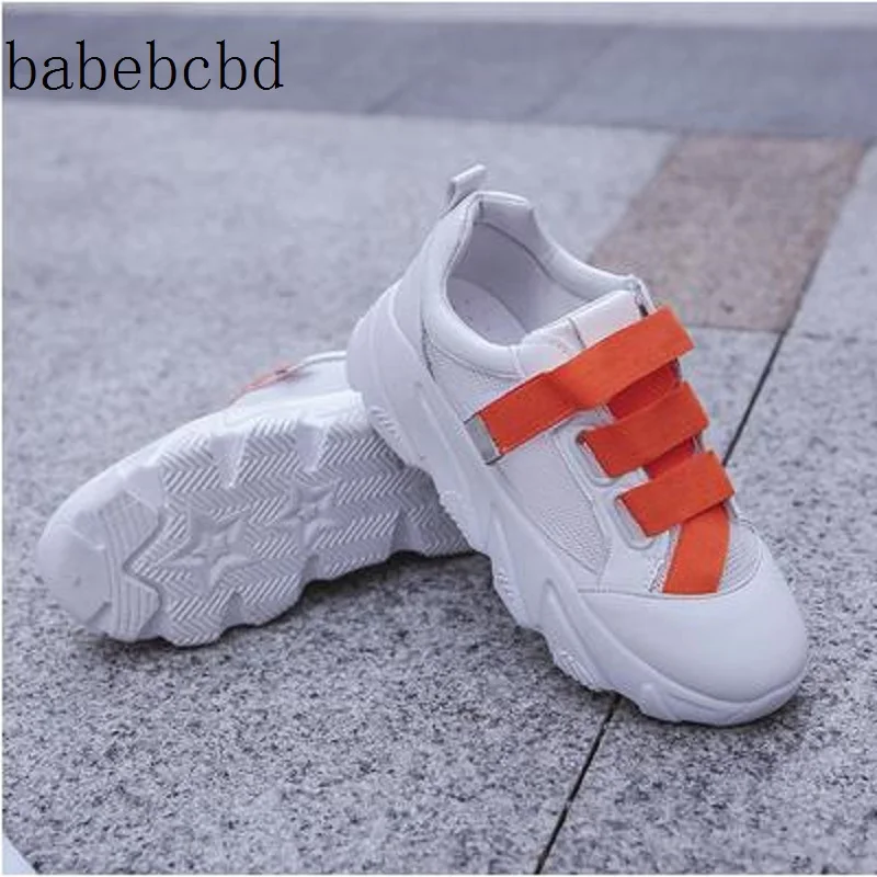 Ins/красные дышащие сетчатые туфли для папы Сезон весна лето Женские Baitao на тонкой
