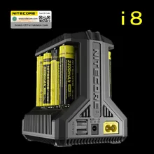 Nitecore i8 Intelligent font b Charger b font 8 Slots Total 4A Output font b Smart