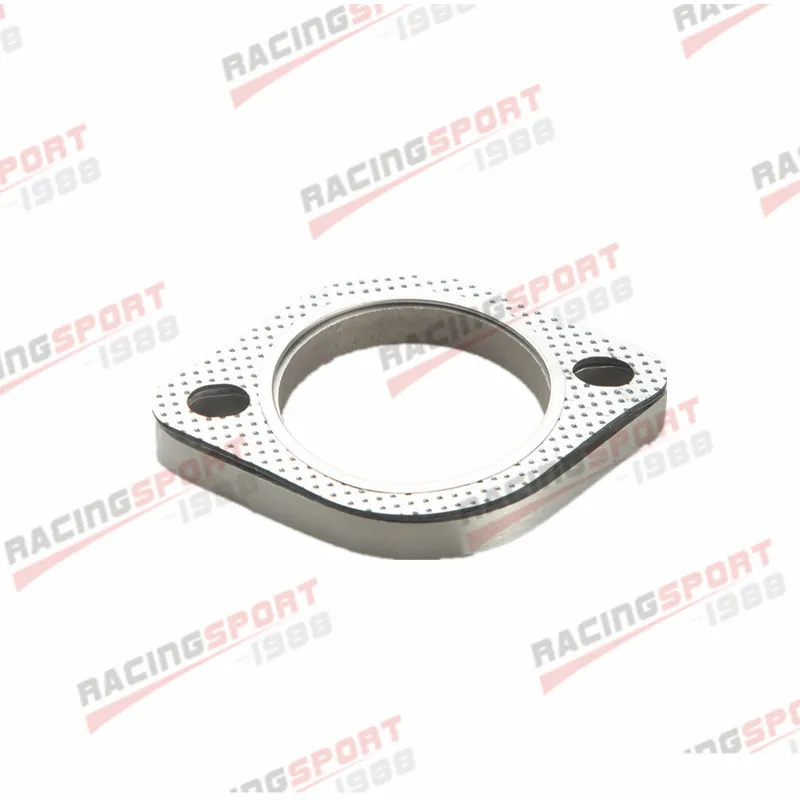 A Set Of 3.5" Inch 2bolt Exhaust Pipe Flange And Gasket High