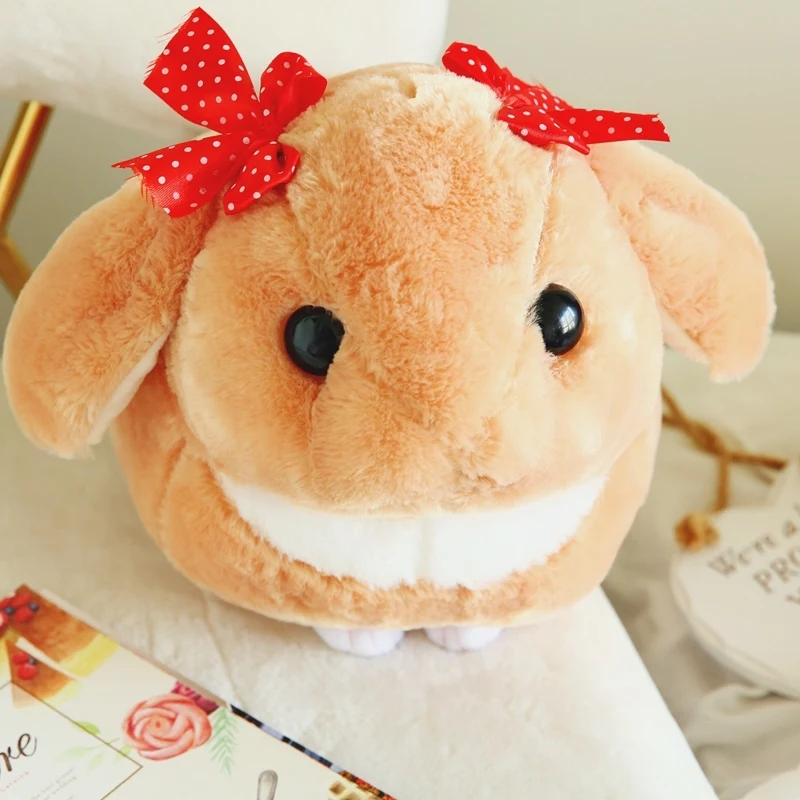 

Soft Rabbit Lop Plush Toy 30/40 Cm Stuffed Animal Rabbit With Little Bowknot Toy For Children's Day Gift Or Bedroom Decoration