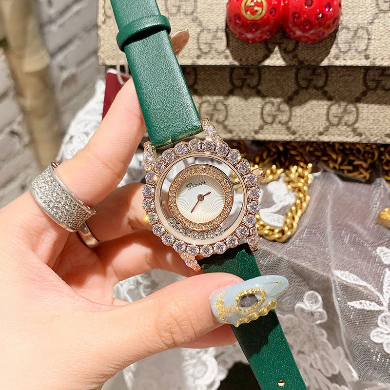 Женские наручные часы роскошные Брендовые Часы с кристаллами женские для женщин