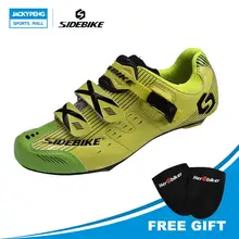 SIDEBIKE езда на велосипеде обувь дорожный цикл Спортивная дышащая обувь братзиллаз Для мужчин Спорт Chaussures езда на велосипеде шорты для женщин; женская спортивная обувь зеленого цвета
