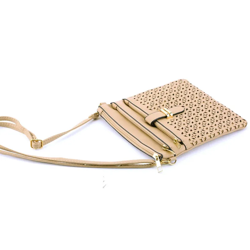 الأزياء حقيبة صغيرة المرأة حقيبة ساع لينة بو الجلود الجوف خارج Crossbody حقيبة للنساء براثن Bolsas Femininas بولسا