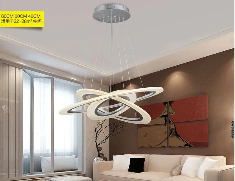 

LED Pendant Light Modern LED Lighting Circle Hanging Lamp Lustres Luminaire Rings Pendant Lights Led Plafon Suspension Luminaire