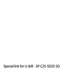 SP C25 SD20.5 21 мм 22 мм 23 мм 24 мм 25 мм 5D U Бурение мелкой отверстие Индексируемые вставные сверла быстро сверла по металлу с ЧПУ для SP Тип вставки