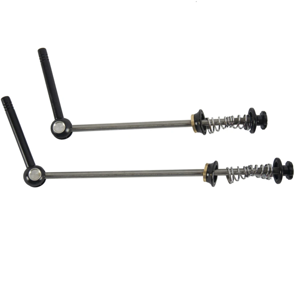1Pair Titanium Ti Skewers 100mm/130mm Bike MTB Mountain bicycle Cycling Quick Release Lightest Black New