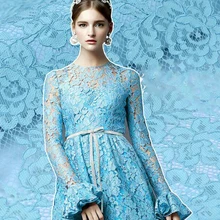 Крутой Синий Европейский продвинутый пользовательский Королевский толстый костяной стерео ресницы кружевной ткани летней ткани