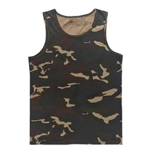 Распродажа, повседневный пляжный жилет Для мужчин s синглет для бодибилдинга, нательное нижнее белье, Маскировочная одежда Для мужчин без рукавов топики без рукавов рубашки Размеры 5XL