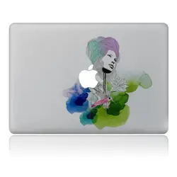 Цветы эльф граффити Виниловая наклейка для ноутбука Стикеры для DIY MacBook Pro Air 11 13 15 дюймов ноутбук кожи