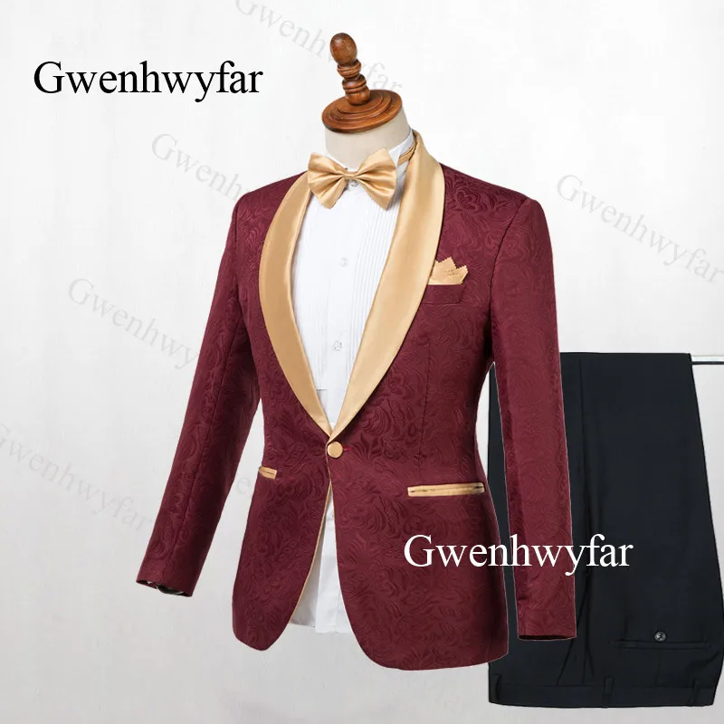 Black Jacket Pants Men Clothes|Suits 