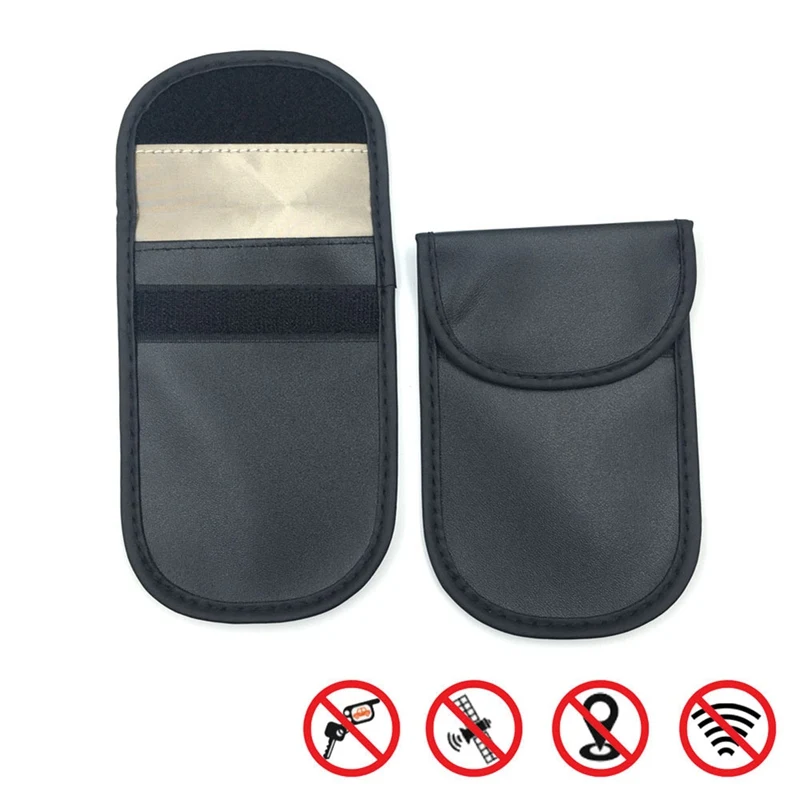 

1Pcs Car key Bag Car Fob Signal Blocker Signal Blocking Bag Shielding Pouch Wallet Case for Privacy Protection