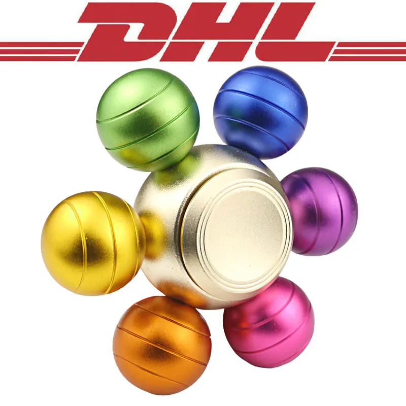 

50Pcs/Lot Finger Spinner 3D Rainbow Colorful Fidget Spinner Aluminium Metal Adult Stress Relief Toy Autism ADHD EDC Hand Spinner