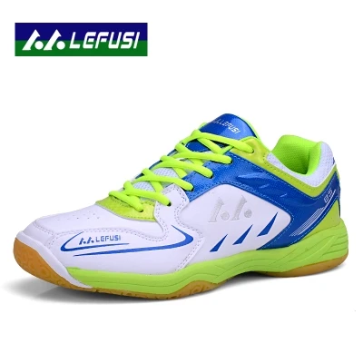 Мужская обувь для бадминтона; женская спортивная обувь; дышащая нескользящая обувь для мальчиков и девочек; тренировочная обувь; B2828 - Цвет: Светло-зеленый