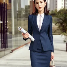 Модная полосатая форма, стильные блейзеры, костюмы из 2 предметов, топы и юбка для женщин, деловая одежда, костюмы с юбкой