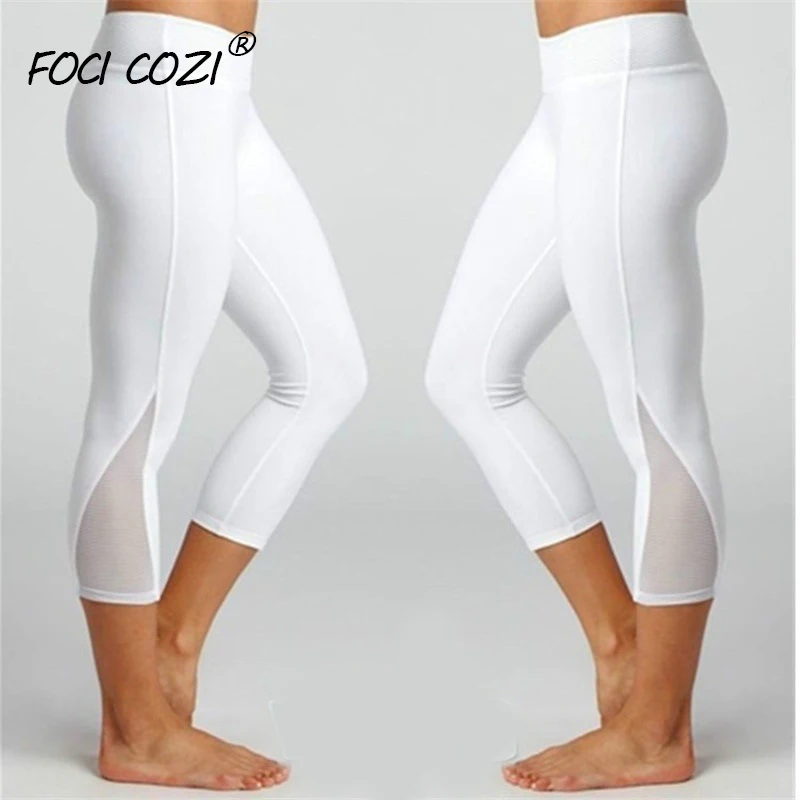 

Summer Clothes For Women Short Leggings Women Workout Leggings Sport Leggins Gym Mesh/Blue/White/Black Leggings For Fitness