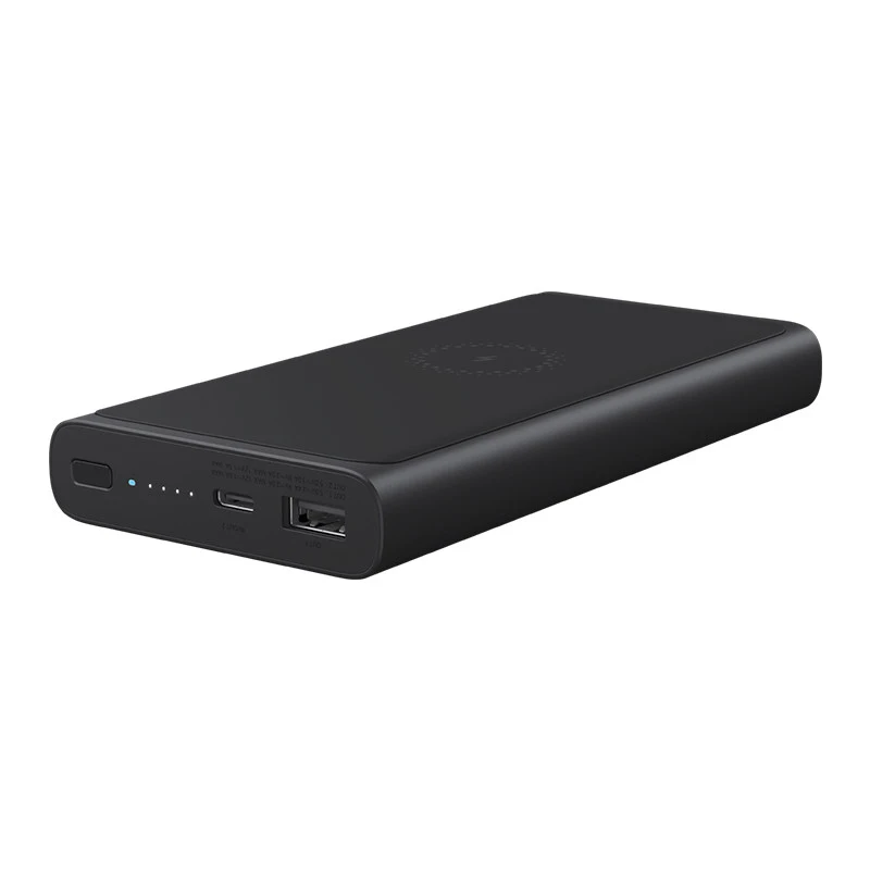 Billige Xiao mi Wireless Power Bank 10000 mAh Qi Schnelle Drahtlose Ladegerät USB Typ C mi Power PLM11ZM Tragbare Lade Power bank