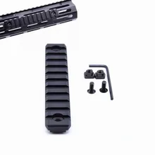 Тактический Airsoft Алюминий 11 Слот рельсовый профиль M-LOK для AR15 Пикатинни адаптер защита для рук, аксессуары для детских Крепление Адаптер для MLOK