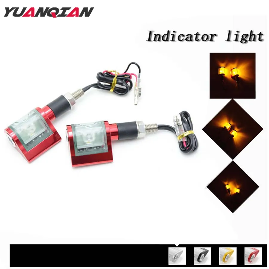 For Yamaha XV400 Virago XV250 V-MAX1200 TMAX 530 500 T-MAX T MAX XMAX Universal Motorcycle Turn Signal Light Motorbike Headlight