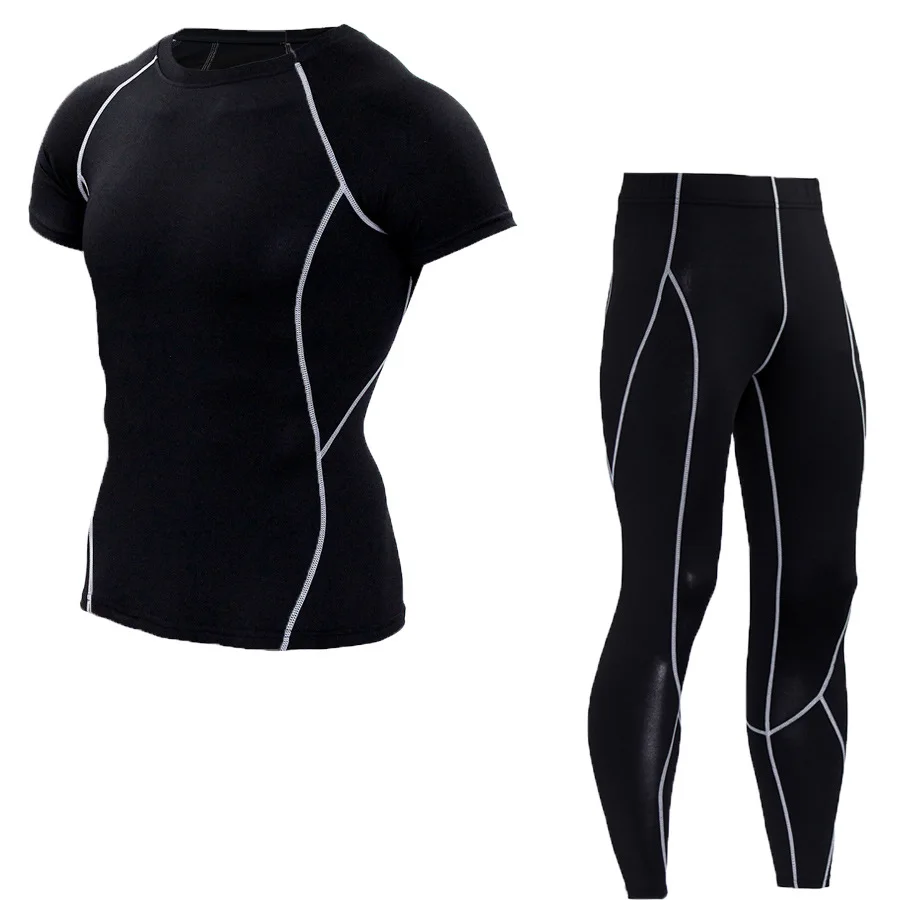 Green sport men running sets (3)