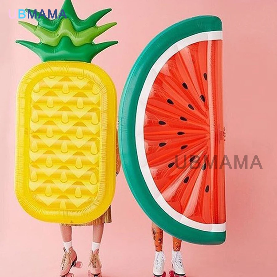 

High quality watermelon bed float fashion swimming ring inflatable floating row accessories PVC inflatable water toys