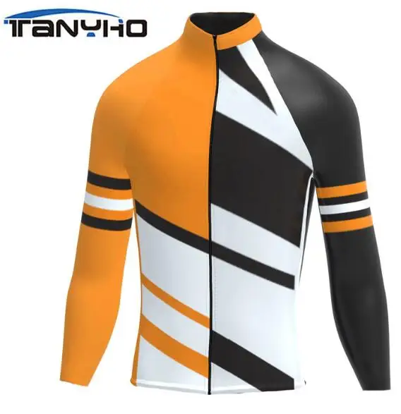only long jersey Tanyho длинным рукавом Велоспорт Джерси MTB велосипеда Костюмы одежда осенние дышащие Велосипедный Спорт одежда Ropa De Ciclismo цикл - Цвет: only long jersey