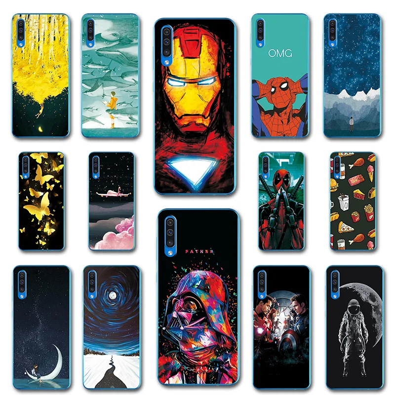 

Plane Art Cases Coque For Samsung A20 A30 Cool Soft TPU Fashion Novelty Phone Shell For Samsung A50 A10 A70 Capa Back Cover