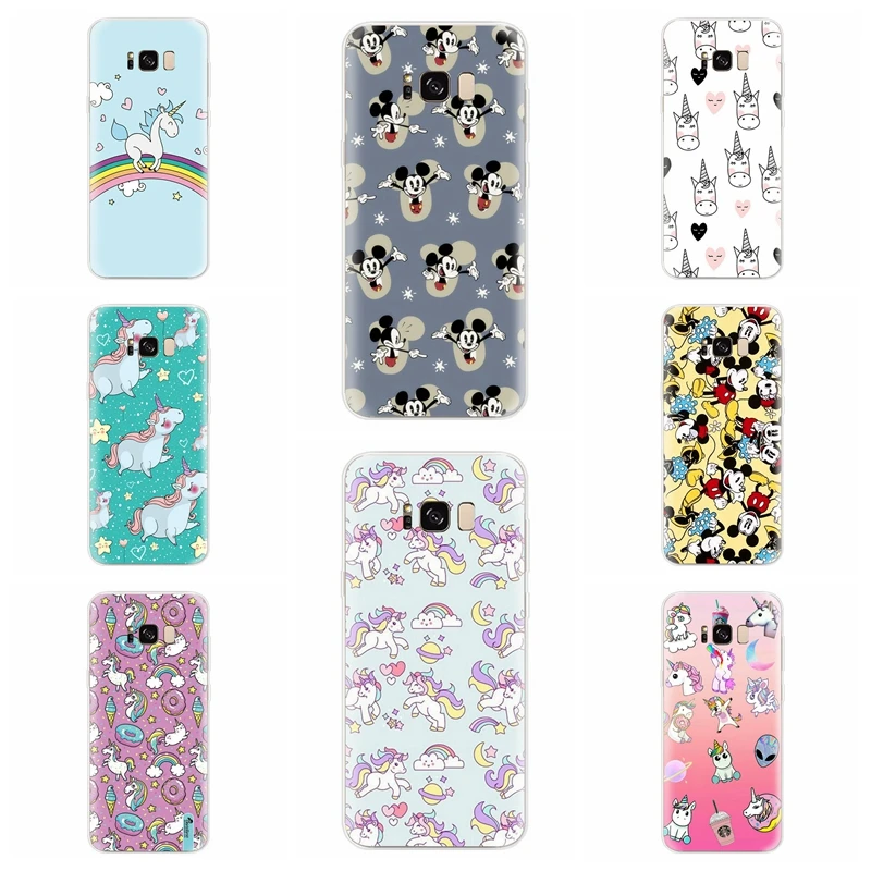 Silicone Case For Samsung Galaxy J1 J3 J4 J5 J6 J7 S9 plus A3 A5 A7 A8 A30 A50 2016 2017 2018 Cartoon Cover Funda AB156 |
