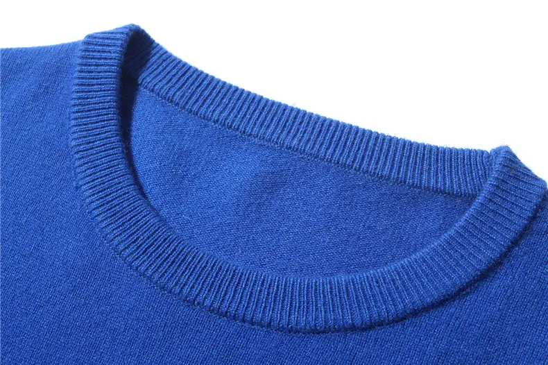 COODRONY мериносовая шерсть свитер мужской классический Повседневный с круглым вырезом Пуловер мужской зимний толстый теплый кашемировый