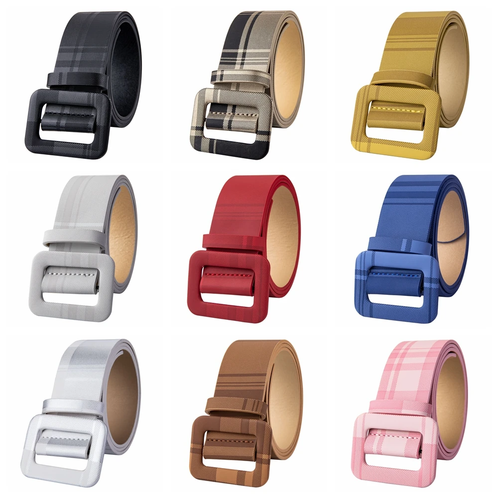 

2019 Barry.Wang Fashion Designer Yellow Belt Waistband Women Pin Belt 120cm Leather Belt For Women Dress Pants Party CW-0038