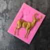 Aouke Christmas Deer Decoration Cookie Cutter Shape Food Grade Silicone Cake  Mold Cake Tools B025 ► Photo 1/4