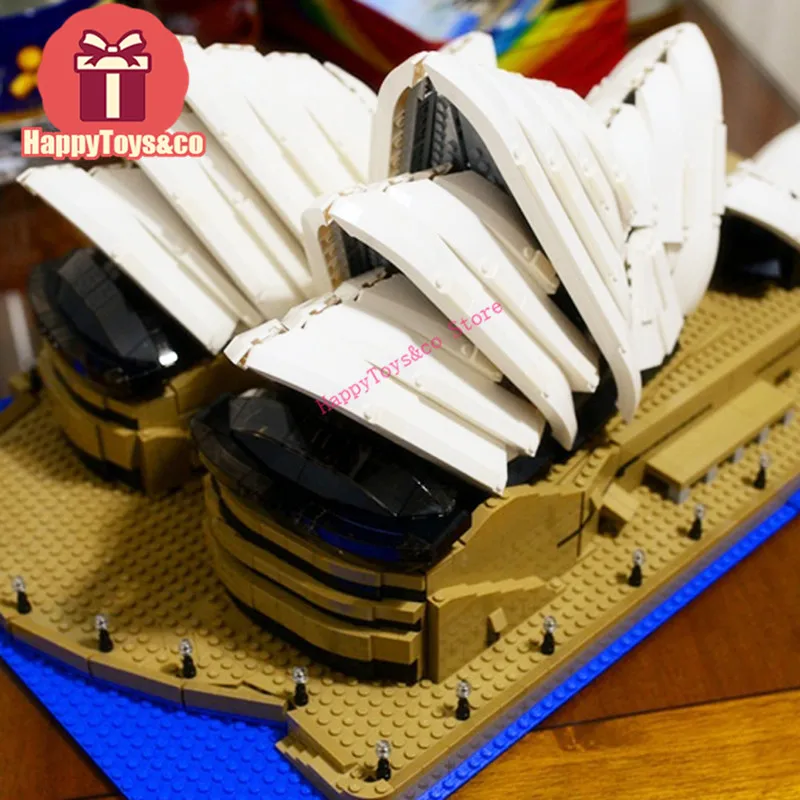 

Street Scene series 10234 2989Pcs Sydney Opera House toys For Children Gift 17003 Building Blocks Set Compatible Education