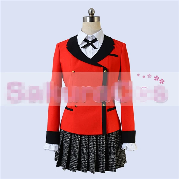 Японская школьная форма из аниме kakegurui Momobami Kirari костюм для косплея A|Костюмы