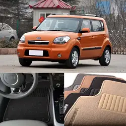 3 шт. Премиум Авто ткань нейлон Нескользящие коврики ковер для KIA Soul 2009-13