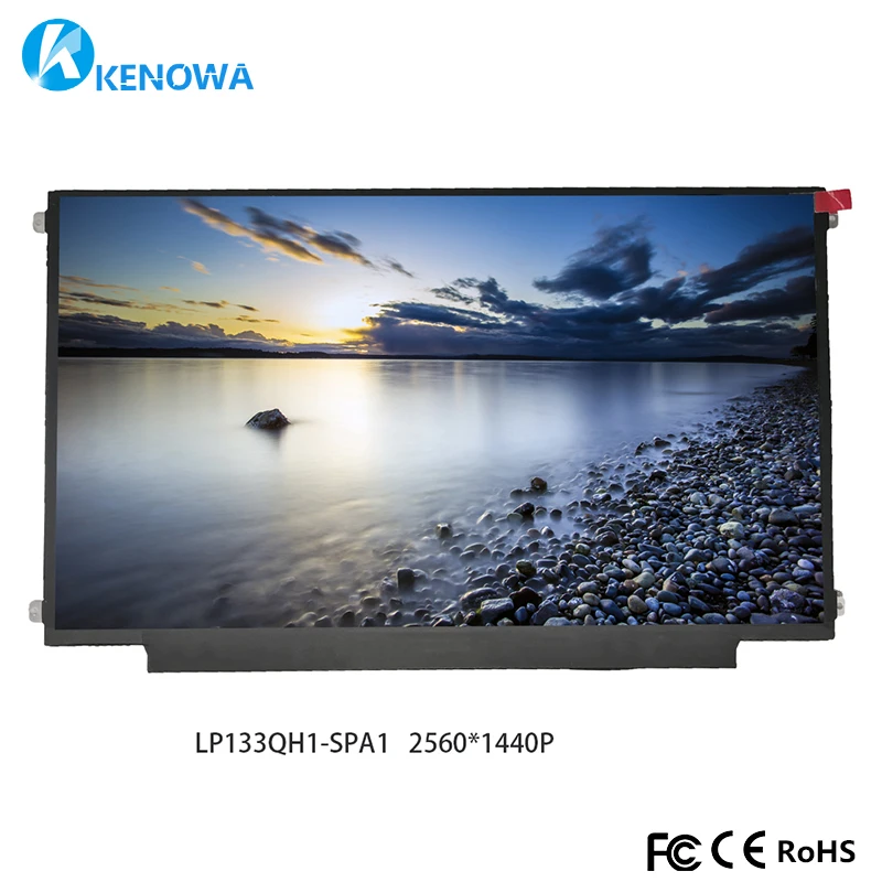 

13.3 Inch Slim LED LCD Screen LP133QH1 SPA1 LP133QH1 SP A1 Display 2560X1440 40pin IPS EDP 2K Driver Board Controller Mainboard